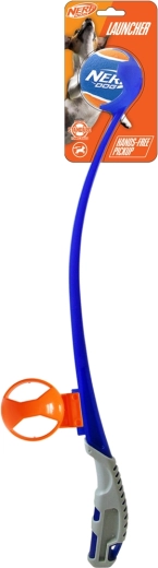 Nerf Dog lanceur de balles transparent Air Strike avec balle de tennis sans couineur 41,5 cm