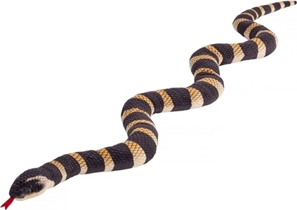 Tuyau flexible noir à profil en zigzag de 100 cm