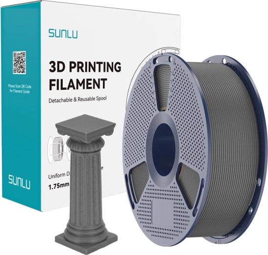 Filament Sunlu PLA High-Speed Marble gris béton
