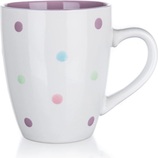 Mug en céramique Punto 370 ml – assortiment de couleurs pastel