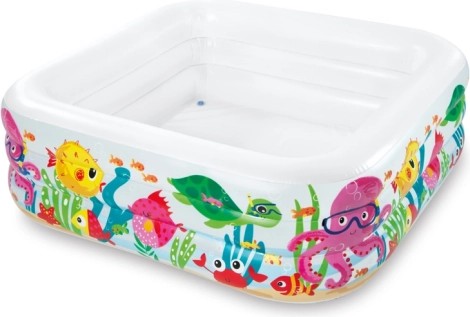 Piscine gonflable aquarium