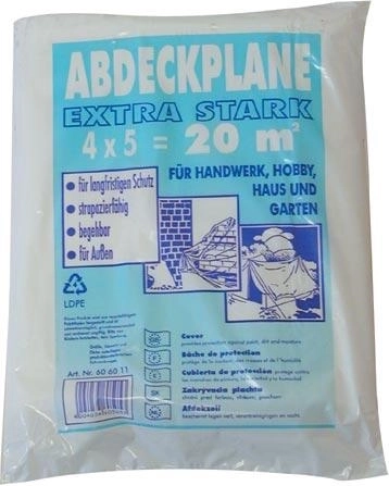 Bâche de protection 4 × 5 m, 40 µm – robuste