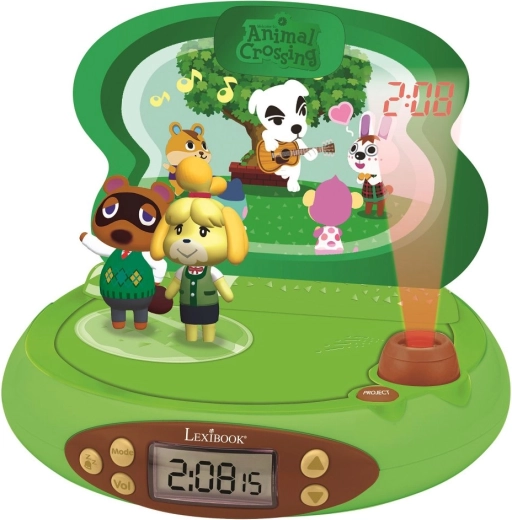 Réveil pour enfants Animaux avec radio et projecteur