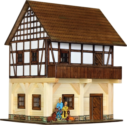 Walachia maquette en bois à assembler et à coller, grenier à colombages