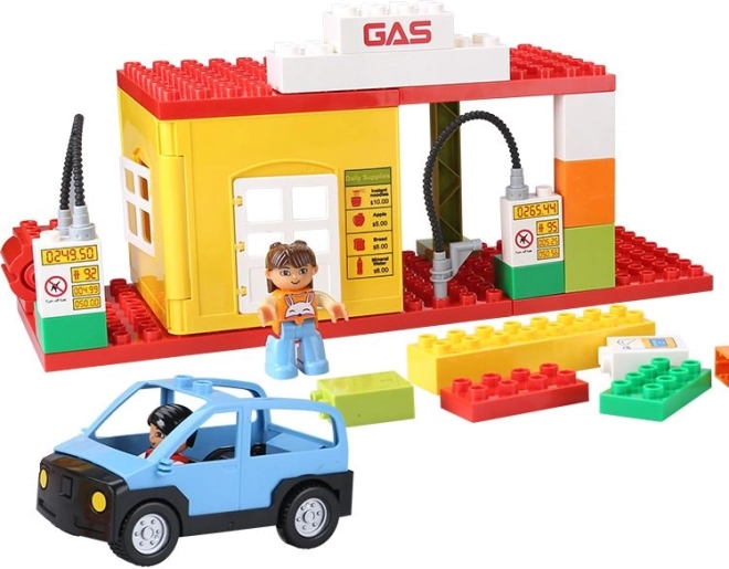 Ensemble de blocs - station-service (48 blocs)