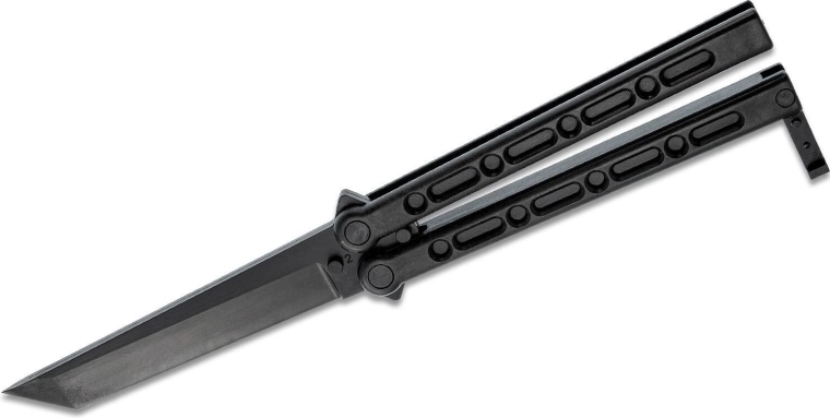 Cold Steel FGX Balisong Tanto papillon en matériau Griv-Ex, noir, 12,7 cm