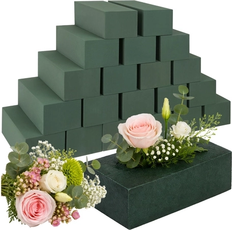 Mousse florale humide 23 × 11 × 8 cm, lot de 20 pcs GARDLOV