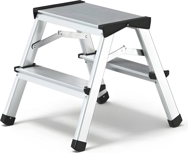 Escabeau double face en aluminium 2x2 HOME