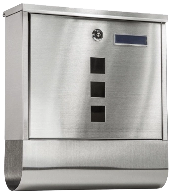 Boîte aux lettres en acier inoxydable Albatross avec porte-journaux