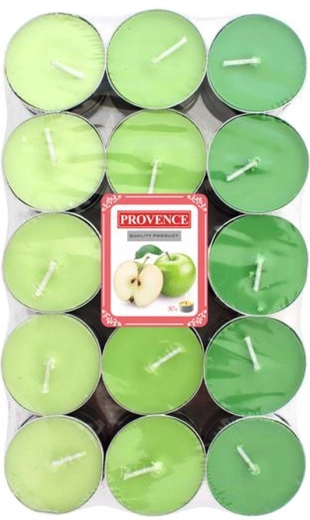 Bougies chauffe-plat Provence pomme 30 pcs