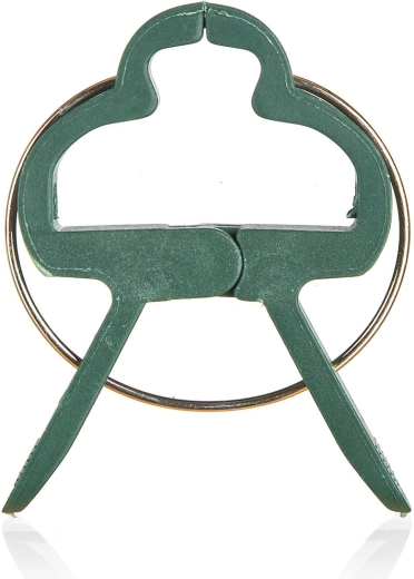 Clips pour tuteurer les plantes 6 × 4,5 cm, plastique, 15 pcs