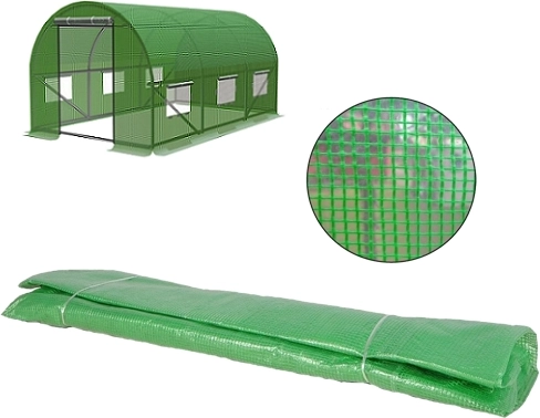 Bâche renforcée pour tunnel de jardin 3 × 2 × 2 m, PE 140 g/m² avec UV4