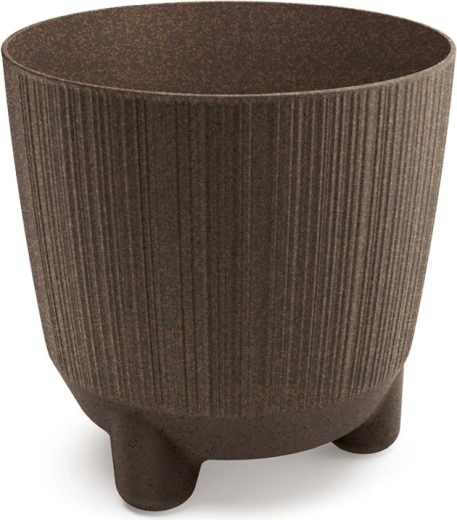 Cache-pot Ryfo Eco Wood 19,5 cm – café