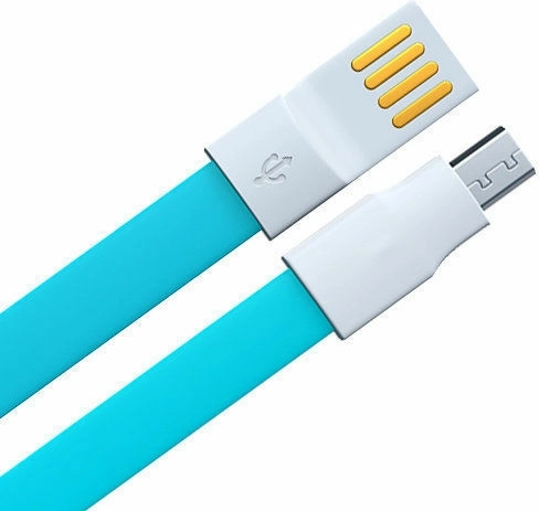 Câble de données micro USB 1,2 m bleu Remax