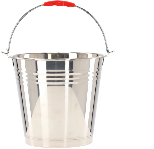 Seau en acier inoxydable 10 l