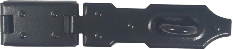 Haspe articulée 160 mm, noire – AGS