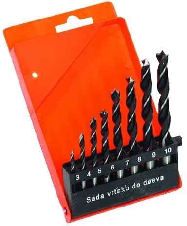 Jeu de forets à bois 3–10 mm, 8 pièces