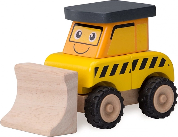 Mini bulldozer en bois Wonderworld
