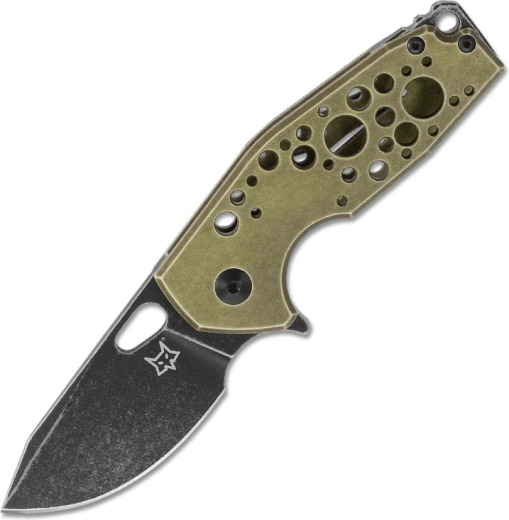 Couteau pliant FOX Knives Suru aluminium vert 6 cm