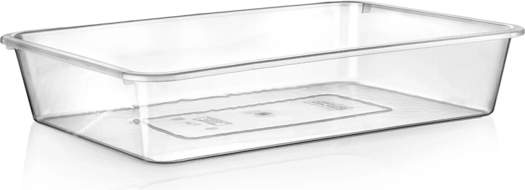 Bol en plastique transparent 30 × 21 cm