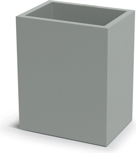 Cache-pot Cubla Case High 36 cm gris béton