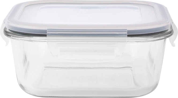 FRESH Boîte alimentaire carrée en verre 0,75 l avec couvercle hermétique