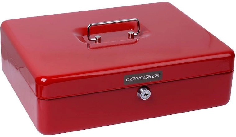 Caisse en métal CONCORDE 35 rouge