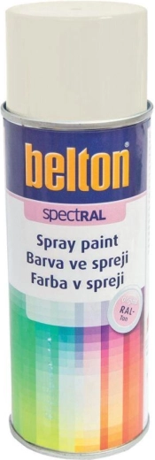 Peinture en spray BELTON RAL 9010 blanc mat 400 ml