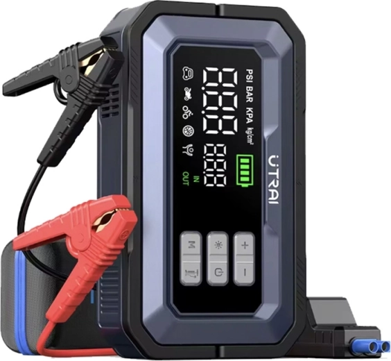 UTRAI JS30 booster de démarrage avec compresseur et diagnostic OBD‑II