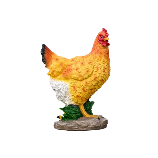 Figurine décorative poule 22 × 13 × 28 cm