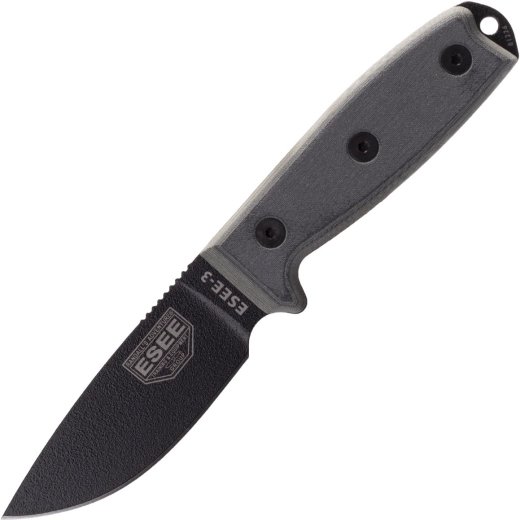 ESEE modèle 3 – couteau outdoor polyvalent avec étui Kydex Coyote