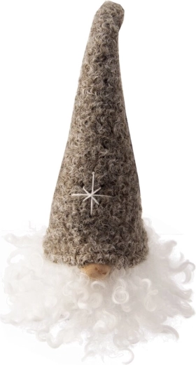 Lutin en peluche gris 22 cm