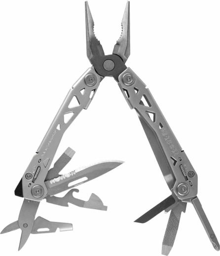 Multitool Gerber Suspension NXT, 13 fonctions, acier inoxydable