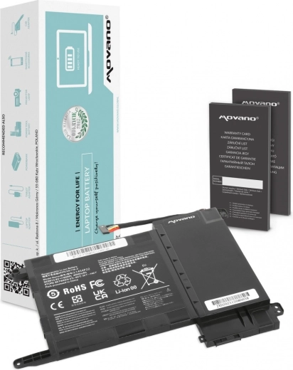 Batterie Movano pour Lenovo IdeaPad Y700-15ISK (Y700) 4050 mAh / 60 Wh