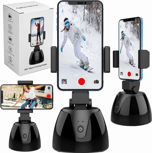 Support rotatif intelligent pour téléphone avec suivi des mouvements