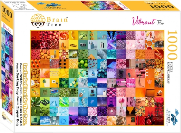 Puzzle Tuiles Illustrées 1000 pièces Brain Tree