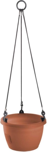 Jardinière auto-irrigante MARINA 25 suspendue, terre cuite