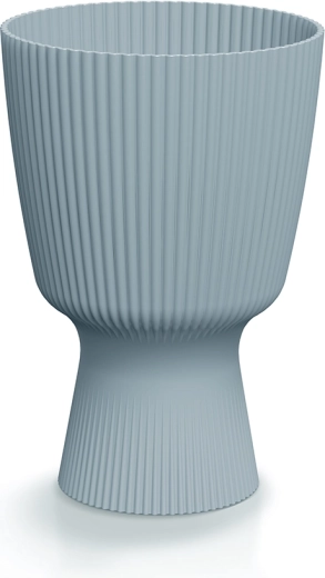 Cache-pot Milly Round 18,8 cm gris clair