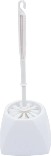 Ensemble WC avec support, plastique blanc