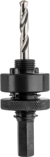 Adaptateur pour scies cloches bimétal 32–152 mm avec foret de centrage