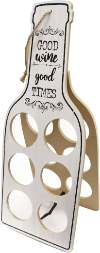 Porte-bouteilles en bois pour 6 bouteilles