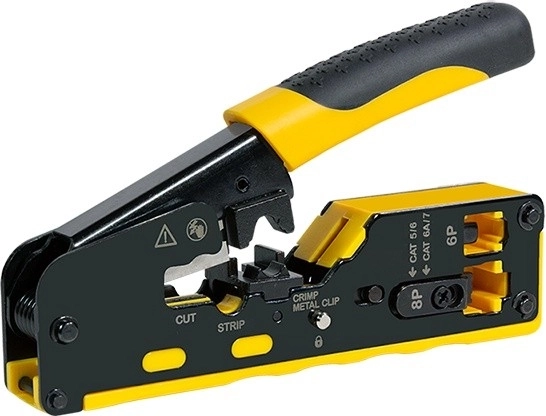 Outil de sertissage pour connecteurs CAT5/6/6A/7 LOGILINK