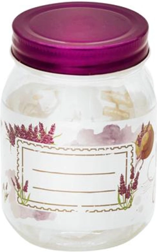 Bocal de stérilisation avec couvercle TORO 380 ml Lavande