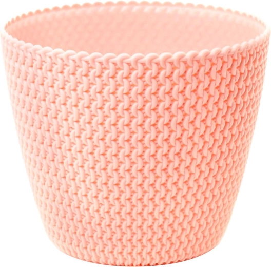 Cache-pot en plastique Splofy, rose, 13 cm