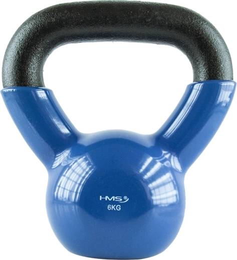 Kettlebell HMS 6 kg avec revêtement en vinyle