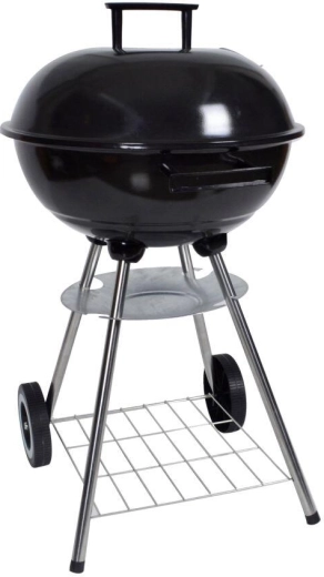 Barbecue boule rond avec couvercle 47 cm