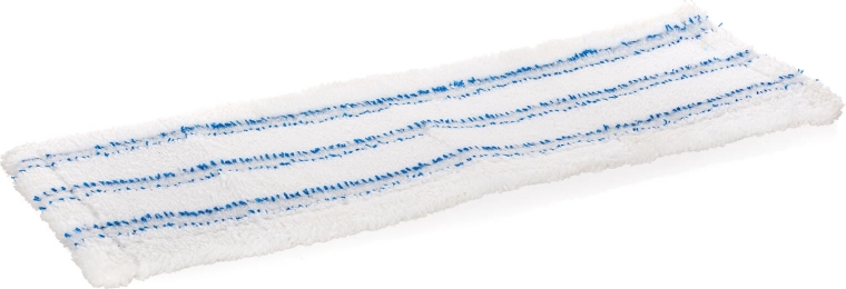 Recharge de serpillière en microfibre 39,5 × 9 cm bleu‑blanc