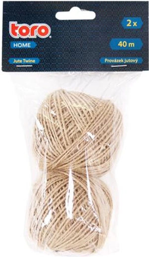 Ficelle en jute TORO – lot de 2 pièces, 40 m