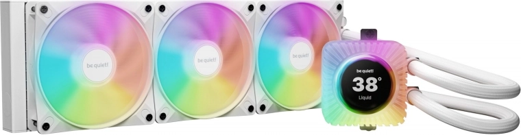 Light loop io lcd 360mm white refroidissement liquide du processeur