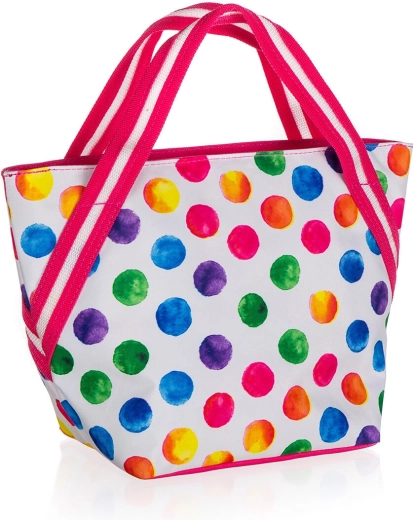 Sac isotherme DELIA 8 l à pois